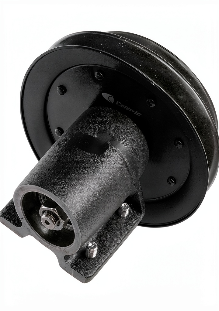 Installing Caltric Engine Timing Part Jackshaft for Exmark Mowers on a wooden service bench
