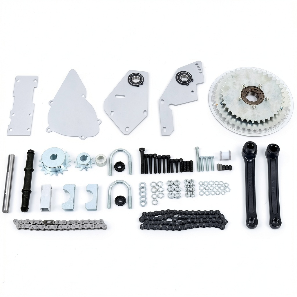 Installing the HinLIaDa jackshaft kit on a bicycle frame