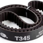 Gates Premium Automotive Timing Belt T345 with PTFE Jacket and Aramid-0