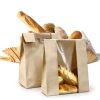 Kraft Sourdough Bread Bags QPEY 50 Pack 13.7x8.2in Thick Clear Window-3