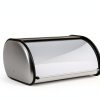 Stainless Steel Bread Box by HOME IT – 16.5×10×8 inch Flip Top-5
