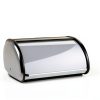 Stainless Steel Bread Box by HOME IT – 16.5×10×8 inch Flip Top-6