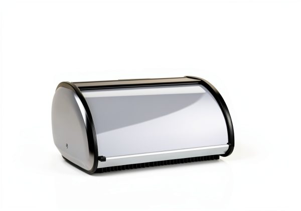Stainless Steel Bread Box by HOME IT – 16.5×10×8 inch Flip Top-6