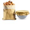 Beeswax Bread Bag NEOHANA – Large Cotton Cover, Freezer Safe Storage-2