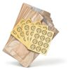 Kraft Sourdough Bread Bags QPEY 50 Pack 13.7x8.2in Thick Clear Window-2