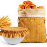 Beeswax Bread Bag NEOHANA – Large Cotton Cover, Freezer Safe Storage-0