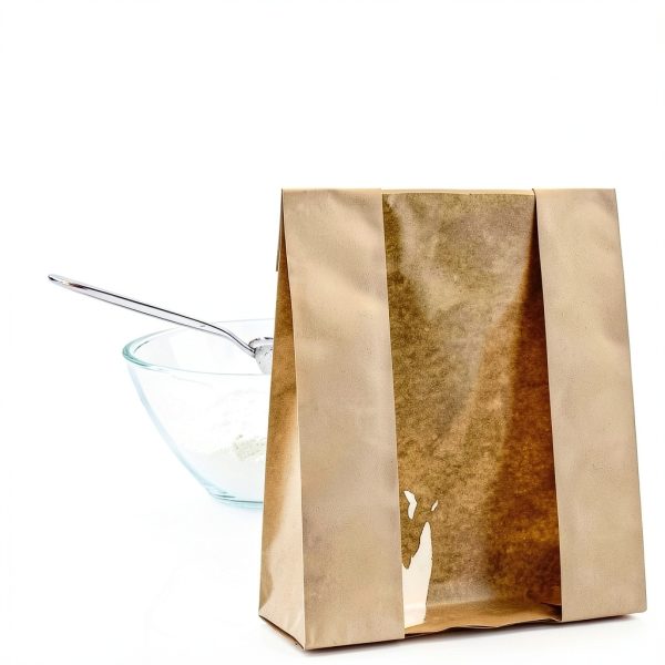 Kraft Sourdough Bread Bags QPEY 50 Pack 13.7x8.2in Thick Clear Window-4