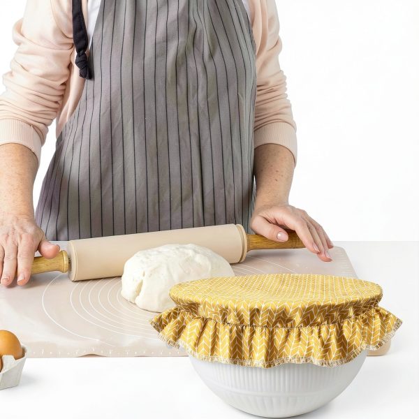 Beeswax Bread Bag NEOHANA – Large Cotton Cover, Freezer Safe Storage-3