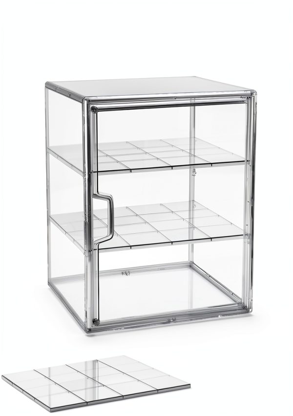 Pastry Display Case Bread Box 4 Layer Adjustable Capacity by MEI NIAN-3