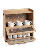 Extra Large Bamboo Bread Box Gennua Kitchen Dual Layer Storage-5