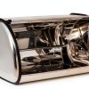 Stainless Steel Bread Box by HOME IT – 16.5×10×8 inch Flip Top-2