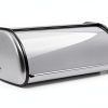 Stainless Steel Bread Box Oggi Extra Large Roll Top with Stainless Lid-4