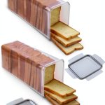 Tiawudi 2 Pack Bread Box, Plastic Bread Container, Bread Storage for Kitchen Counter, Bread Keeper with Airtight Lid, Tall Bread Saver, Sandwich Bread Holder, 5.6 Qt / 5.3L Each-0