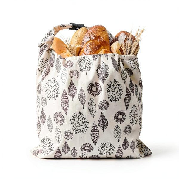 OHIYO Reusable Beeswax Bread Bags for Freezer & Refrigerator, 17"×13" Natural Beeswax-Lined Cotton Storage Bags Airtight Freshness Keeper for Homemade, Bakery Essentials (2 Pack)-4